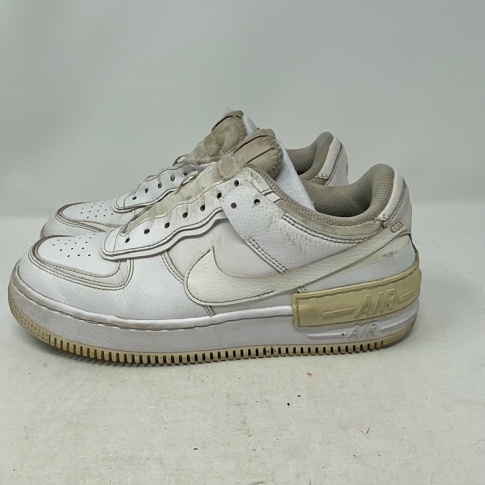 Nike Air Force 1 Shadow Womens Sneakers White Leather CI0919-100 US 10
